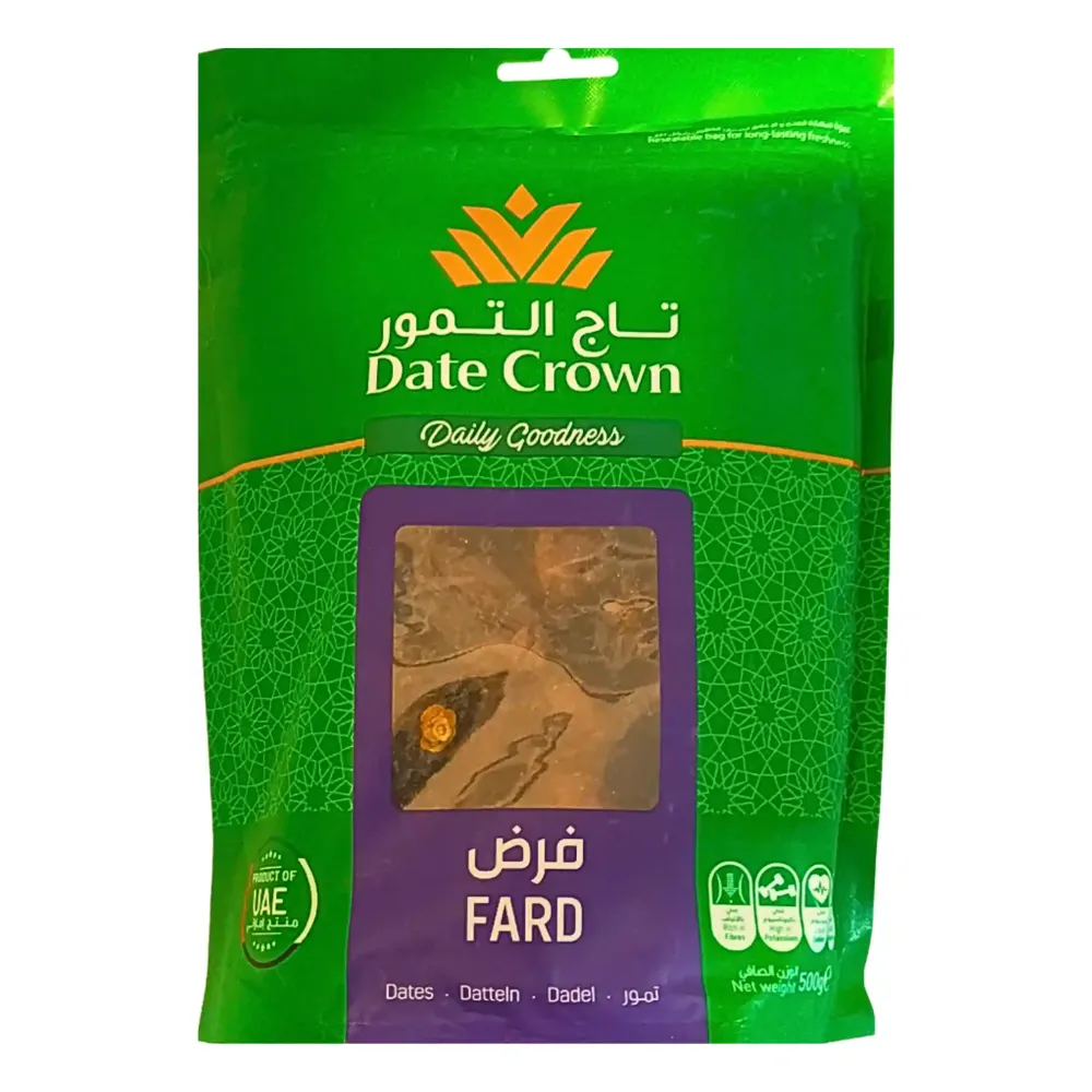 Crown Dadlar Fard 500g – Krispiga Premiumdadlar från Emiraterna