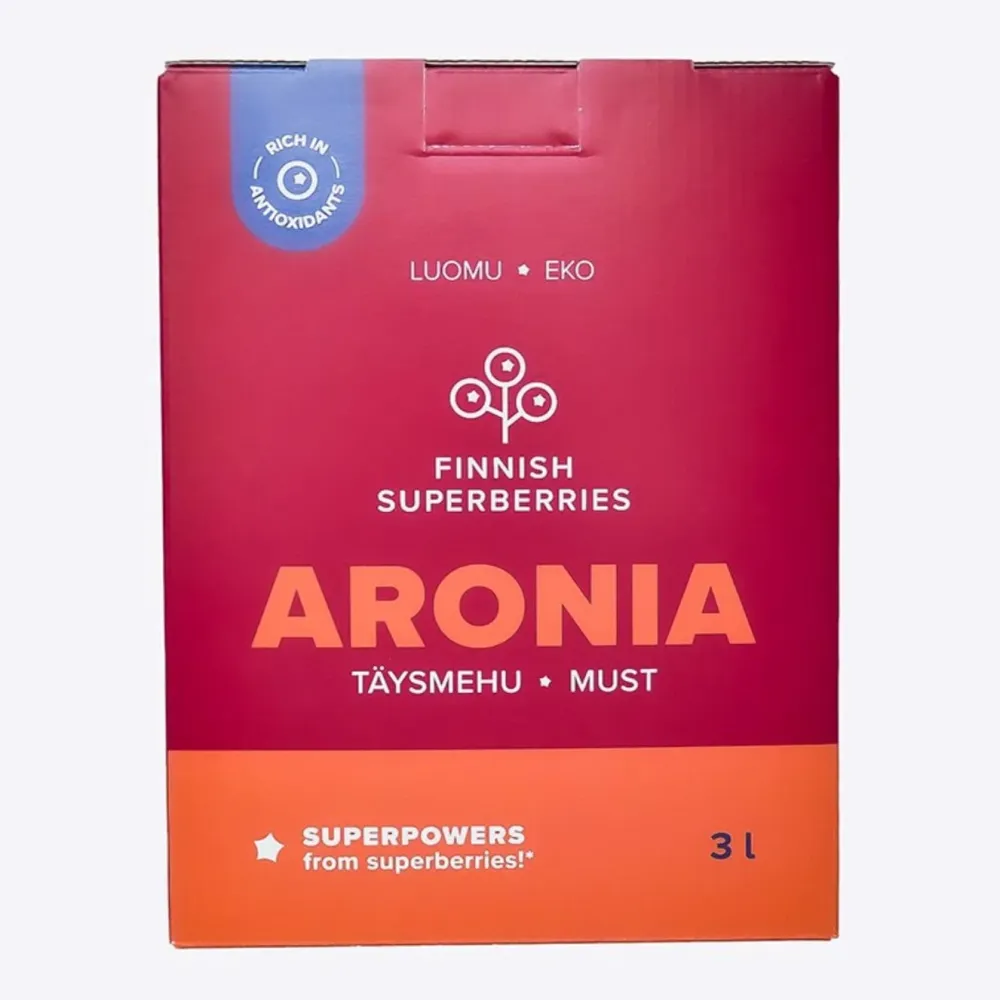 Finnish Superberries - Ekologisk aroniasaft - 3L