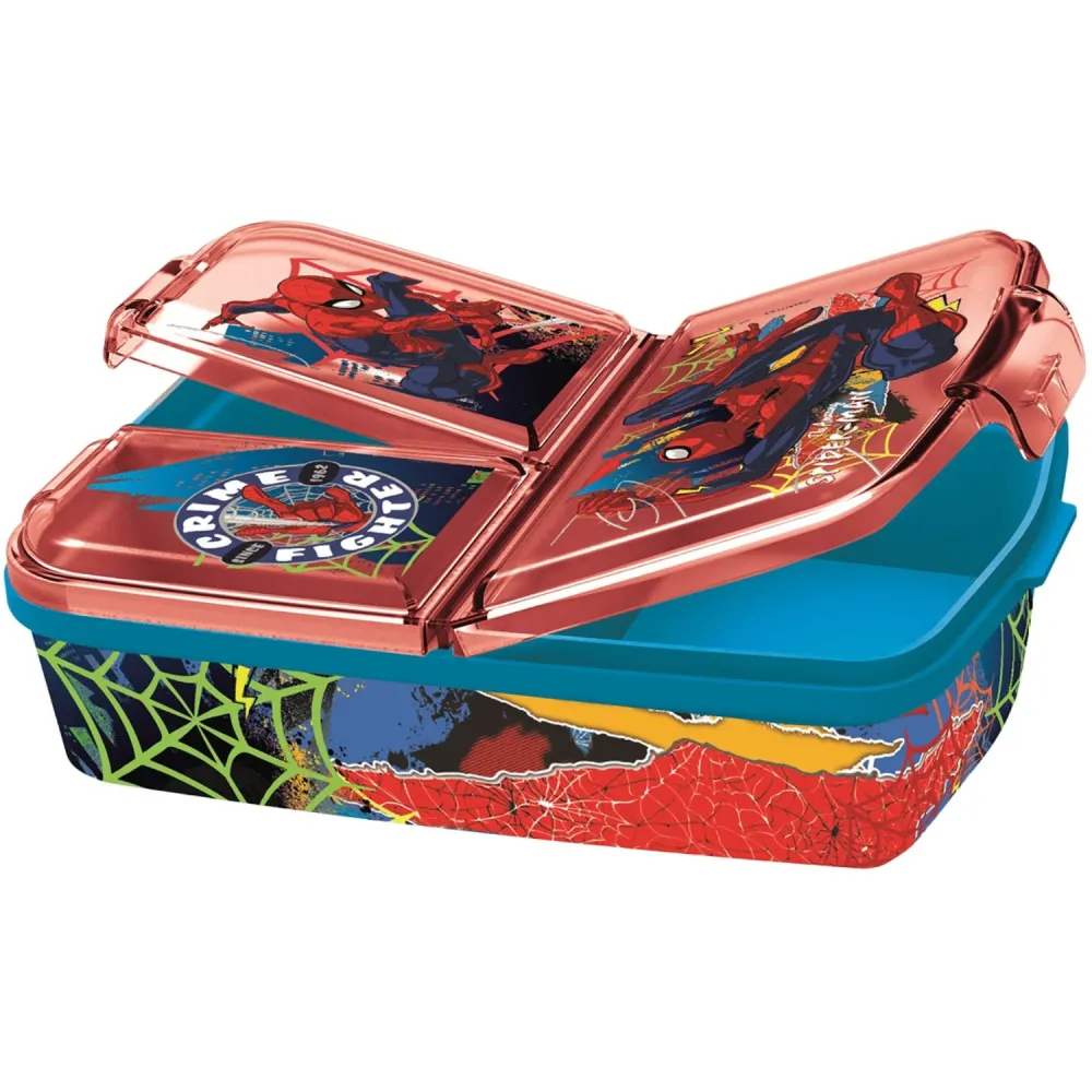 Euromic Spiderman Multi-Compartment Lunch Box Modern