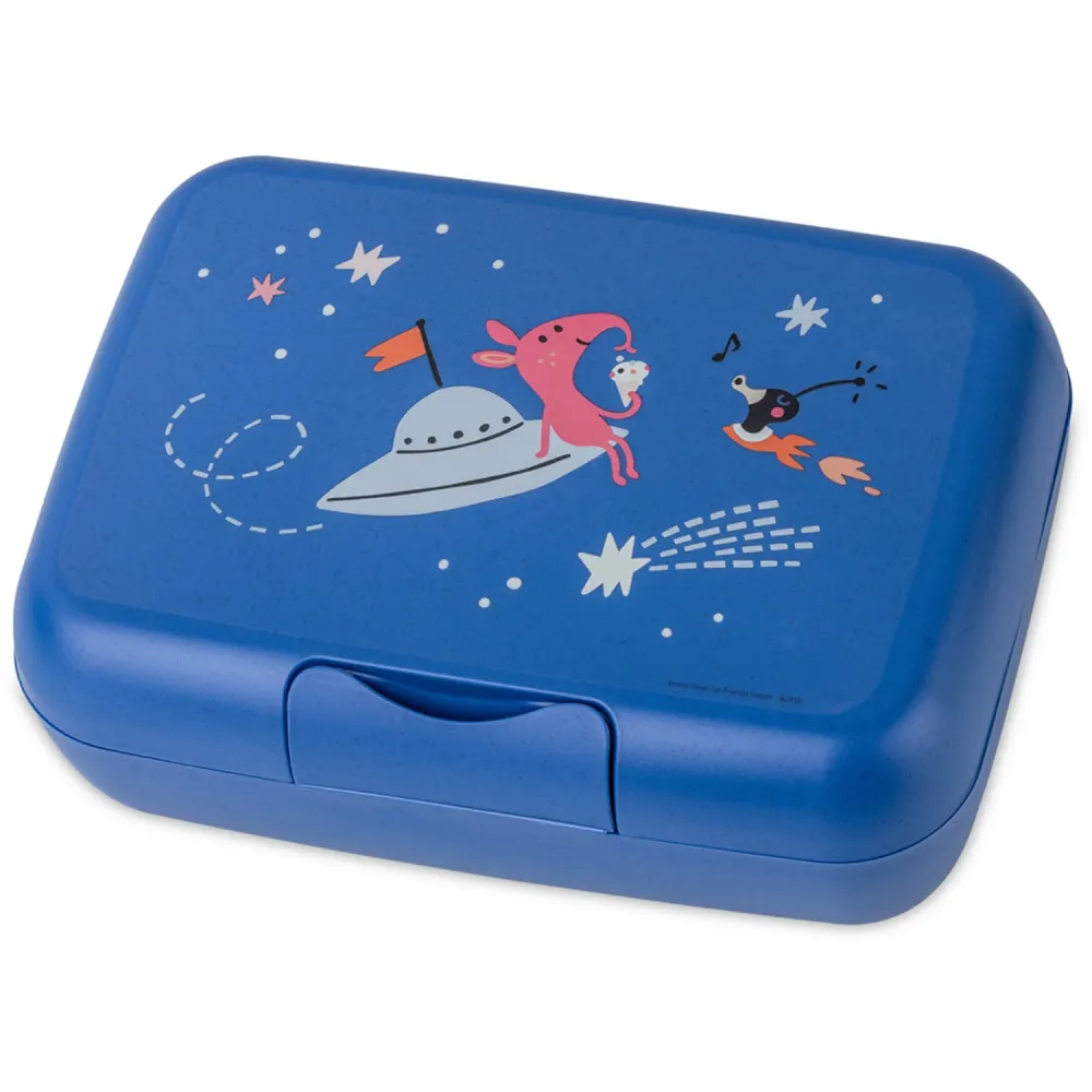 Koziol Chemical-free Space Blue Lunch Box Med Separation Skål Candy L Space
