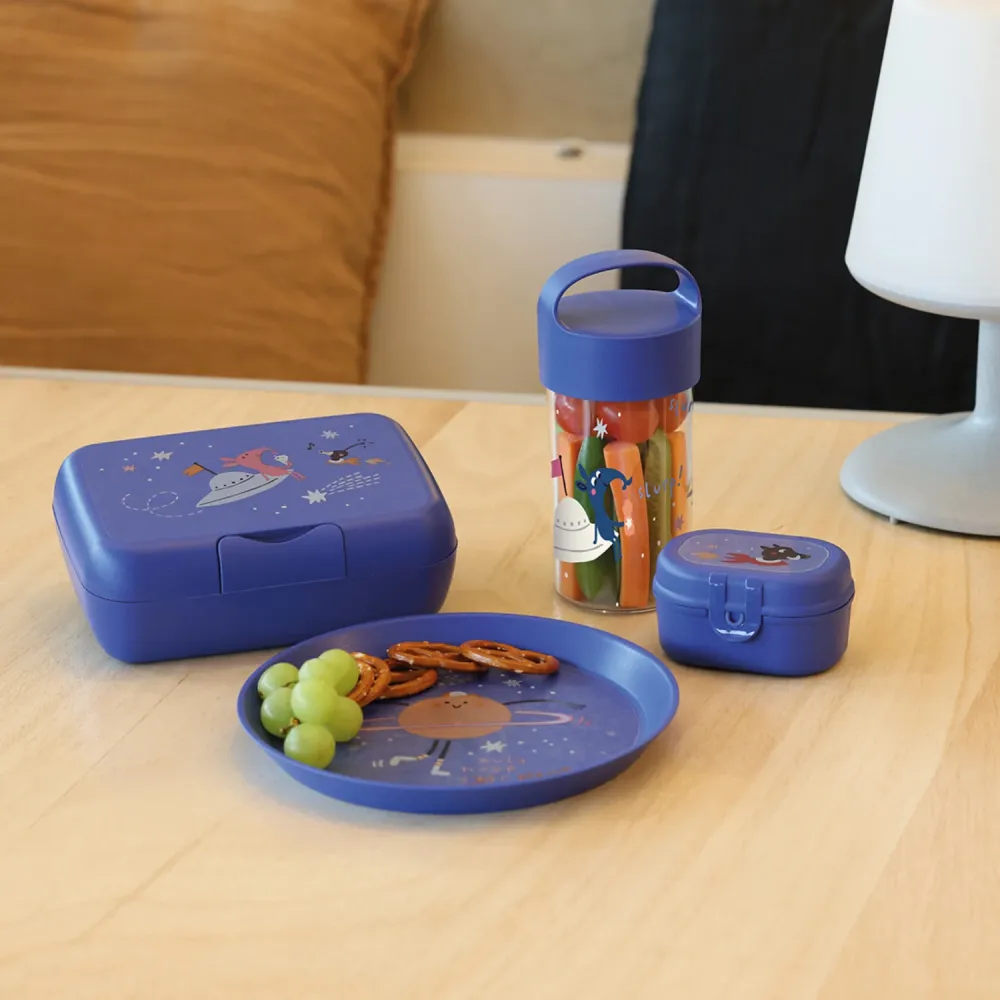 Koziol Chemical-free Space Blue Lunch Box Med Separation Skål Candy L Space