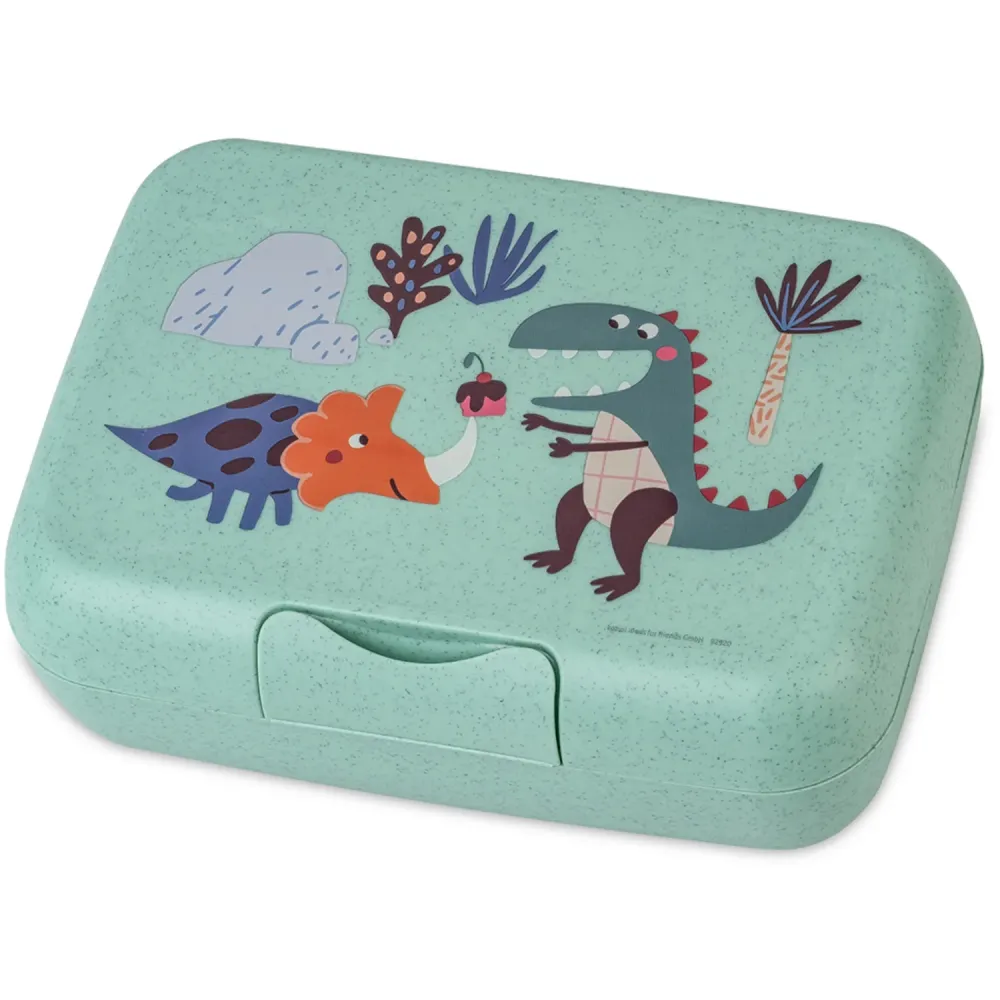 Koziol Miljövänlig Sage Green Lunch Box Med Separation Skål Candy L Rex