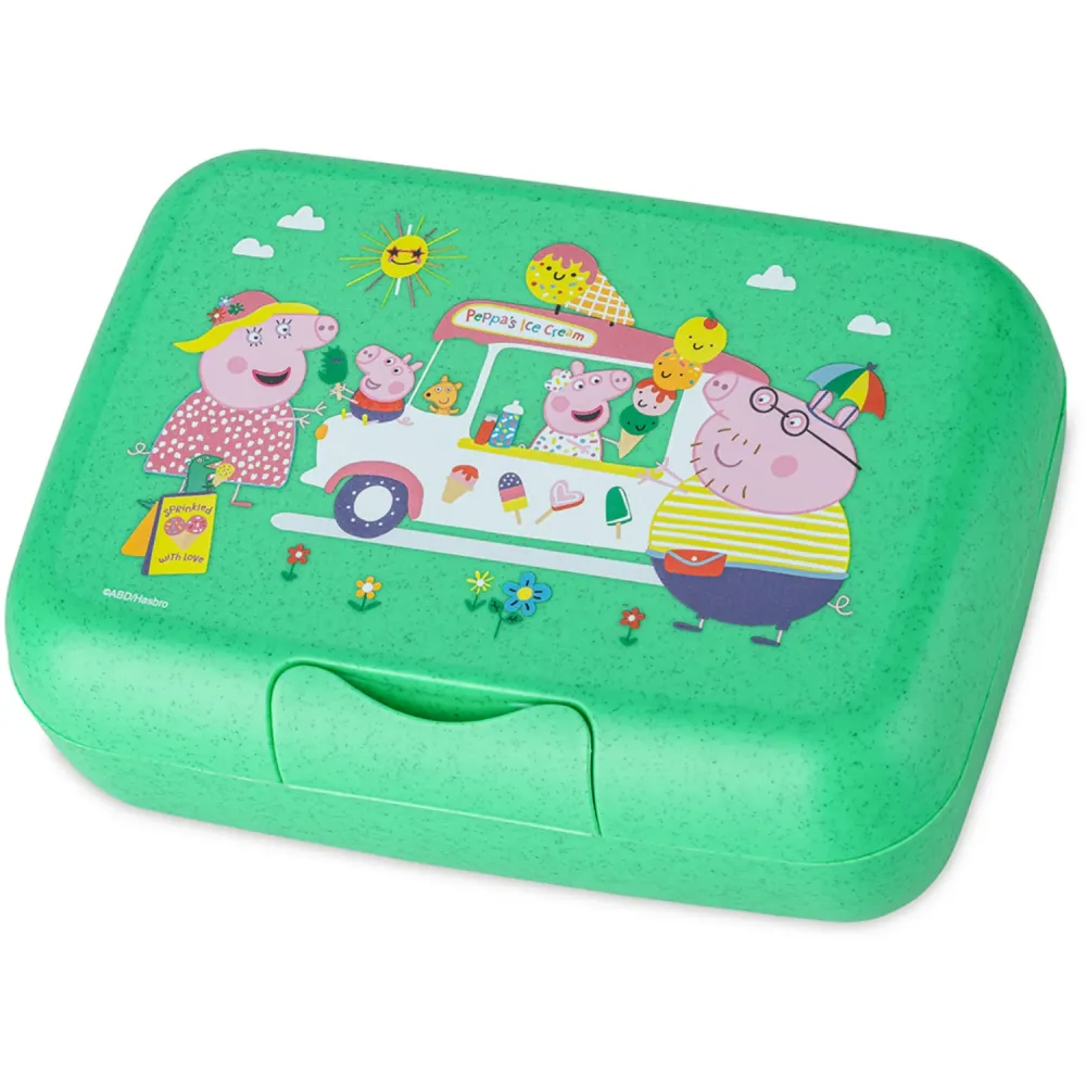 Koziol Naturlig Spring Green Lunch Box Med Separation Skål Candy L Peppa Pig Pop