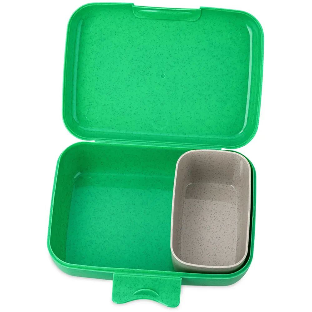 Koziol Naturlig Spring Green Lunch Box Med Separation Skål Candy L Peppa Pig Pop