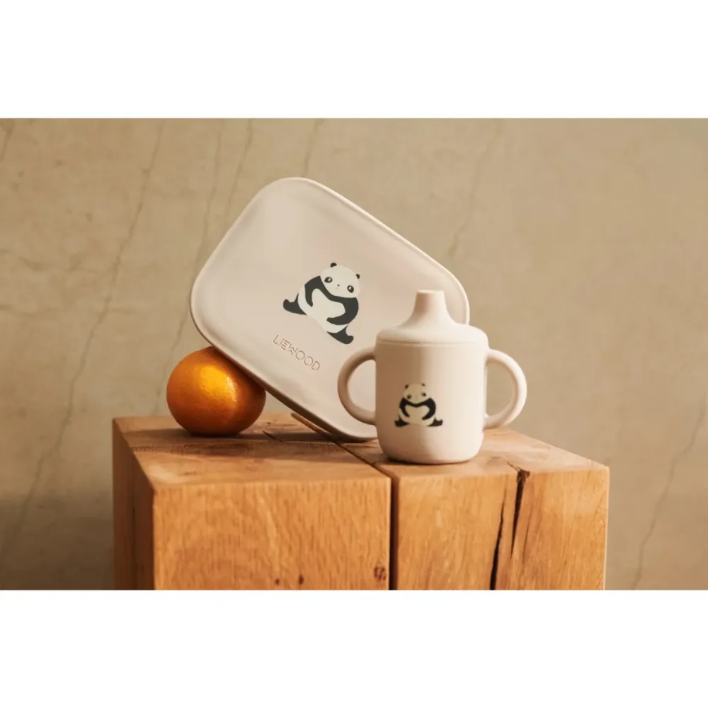 LIEWOOD Panda / Sandy / Deep Grey Arthur Printed Lunchbox