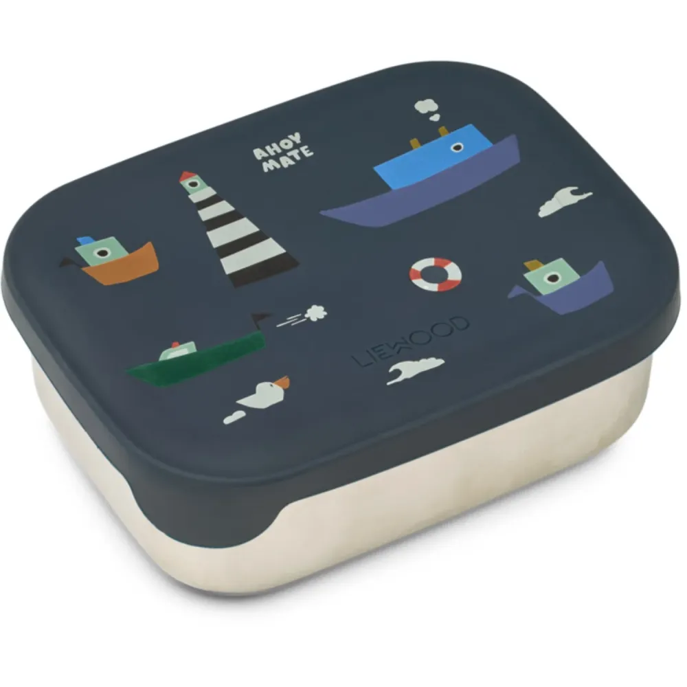 LIEWOOD Sailing / Timeless Navy Arthur Printed Lunchbox
