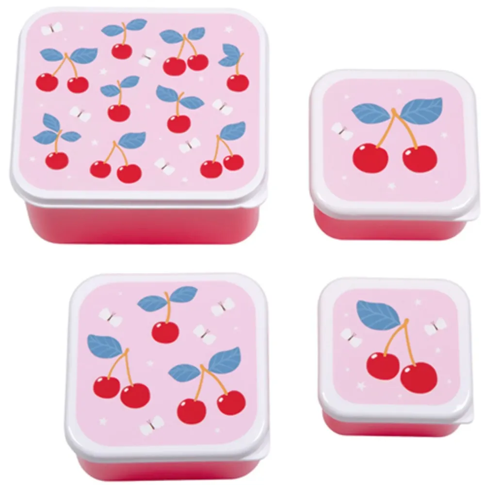Little Lovely Company Cherries Lunch & Snack Box Place