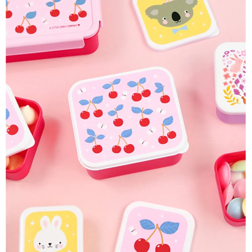 Little Lovely Company Cherries Lunch & Snack Box Place