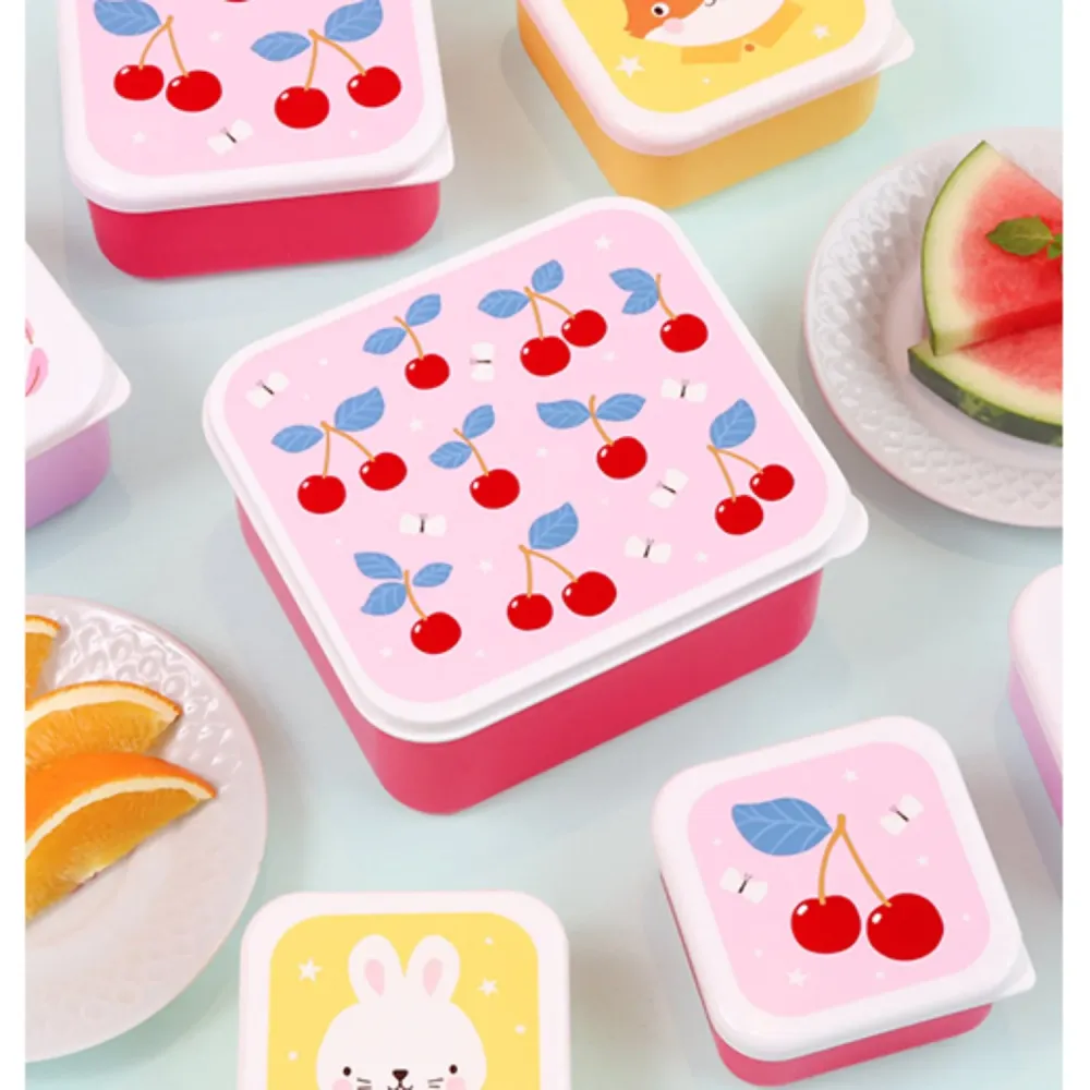 Little Lovely Company Cherries Lunch & Snack Box Place