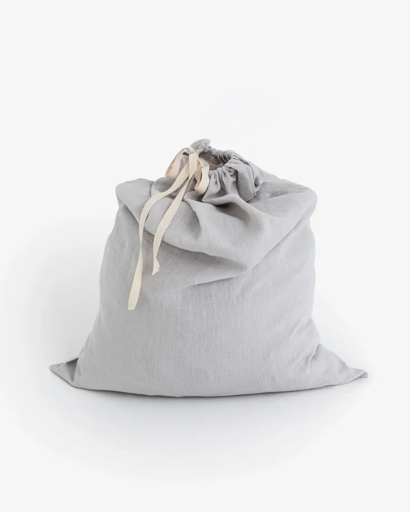 Tvättpåse i linne buoyant grey) | Magic Linen