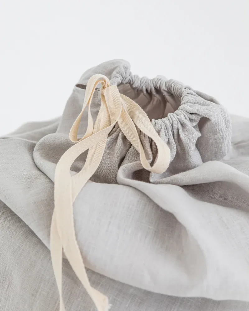 Tvättpåse i linne buoyant grey) | Magic Linen