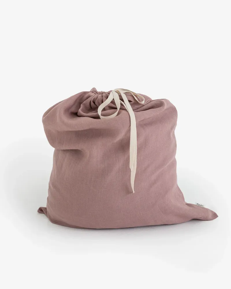 Tvättpåse i naturlinne (Woodrose) | Magic Linen