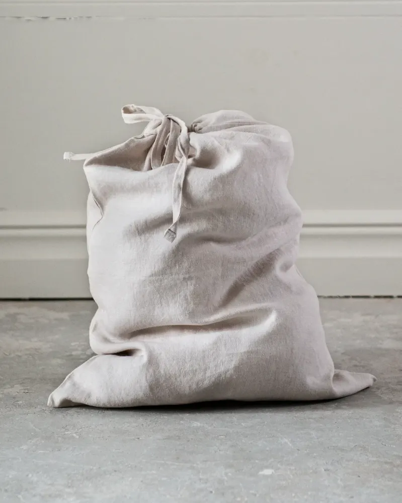 Tygpåse i naturlinne (Cream) | Medium