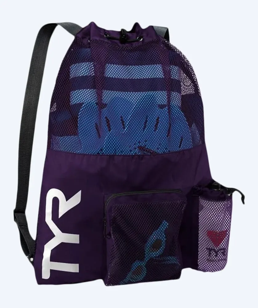 TYR nätpåsar - Big Mesh Mummy 40L - Lila