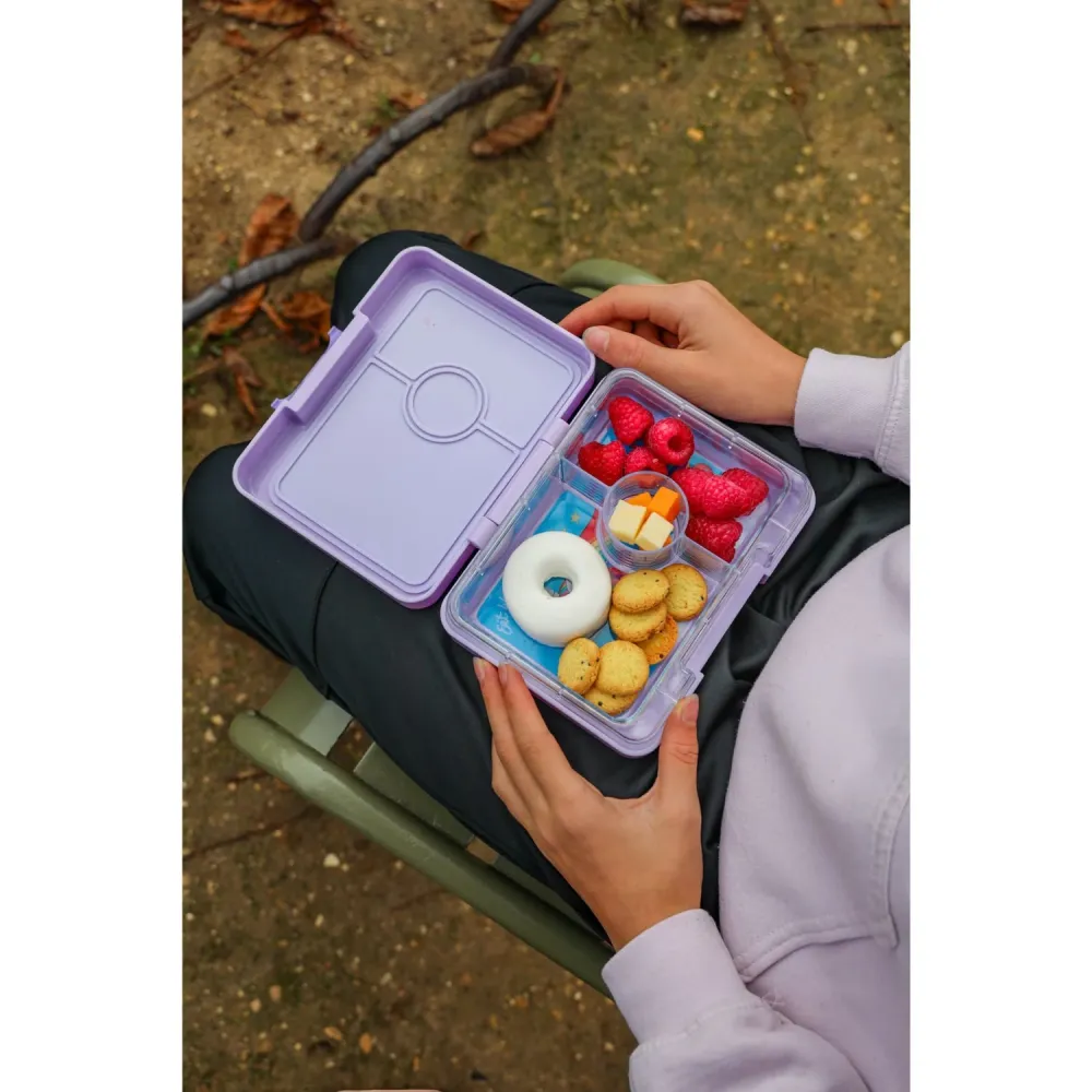 Yumbox Lavande Mauve / Unicorn Tray Snack Size Bento Lunch Box