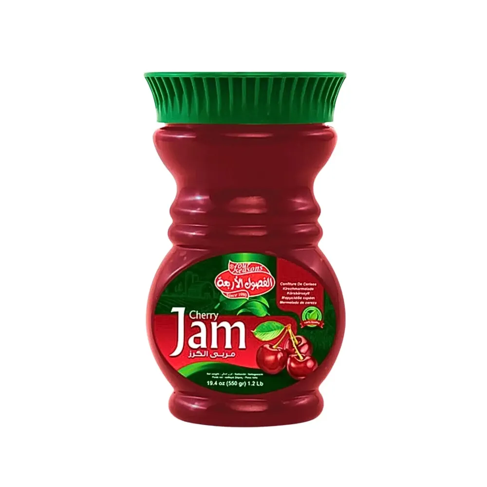 4-seasons Körsbärsmarmelad 550g - Kort datum bäst före 1 april 2026