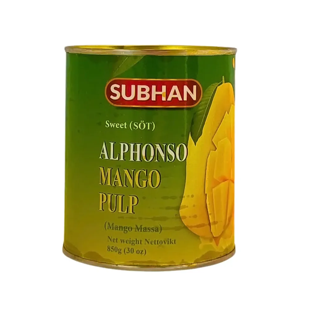 Subhan Alphonso Mango Pulp (Massa) 850g