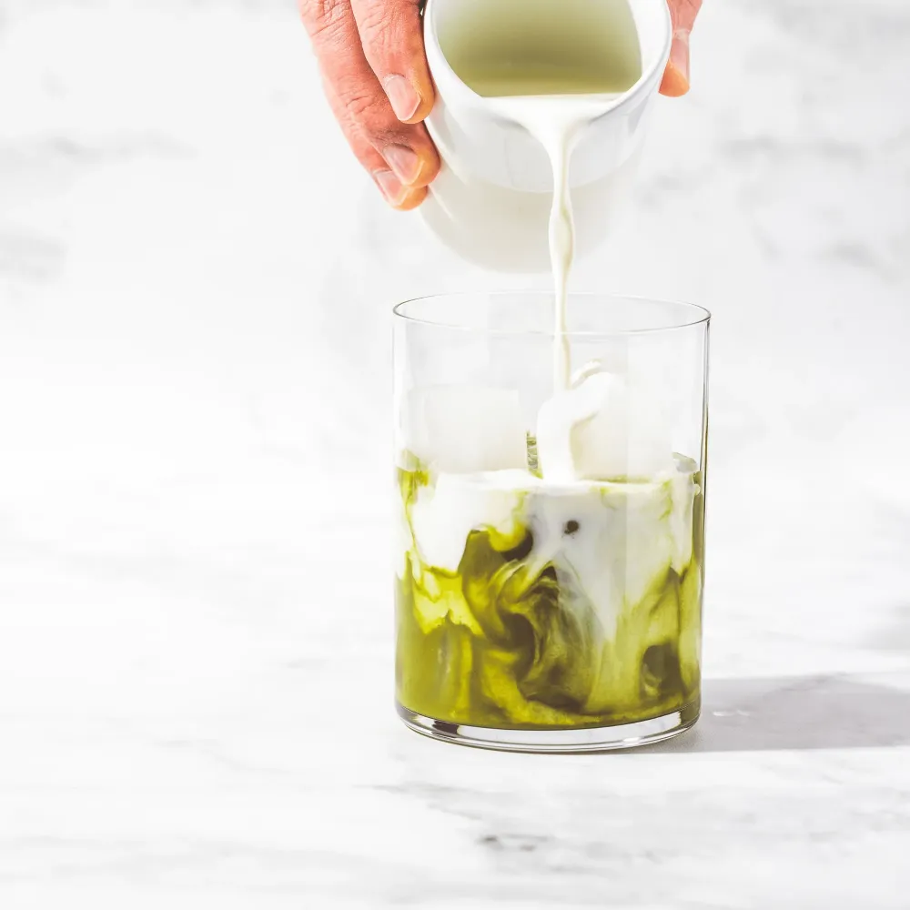 Matcha grönt te pulver ekologiskt ceremoniellt japanskt