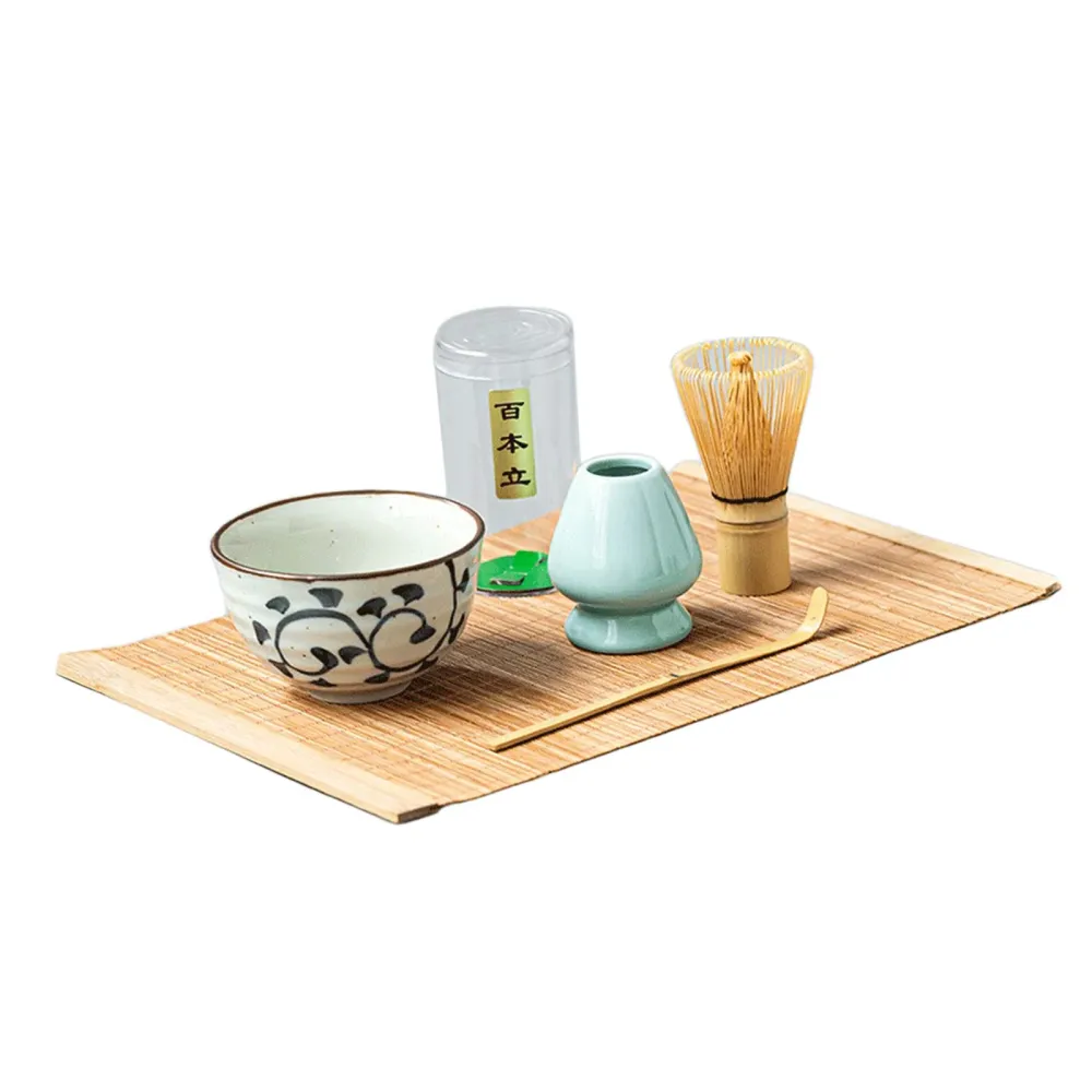 Matcha-set tillverkat i Japan