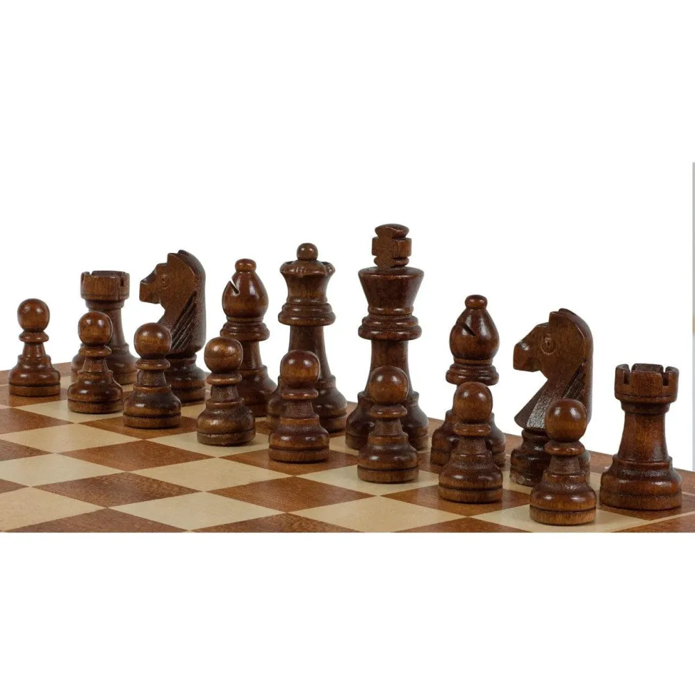 SAPELE Magnetiskt Vikbart Schackspel | 31cm