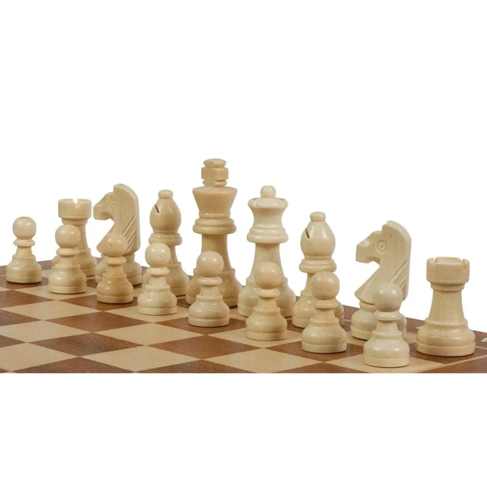 SAPELE Magnetiskt Vikbart Schackspel | 31cm