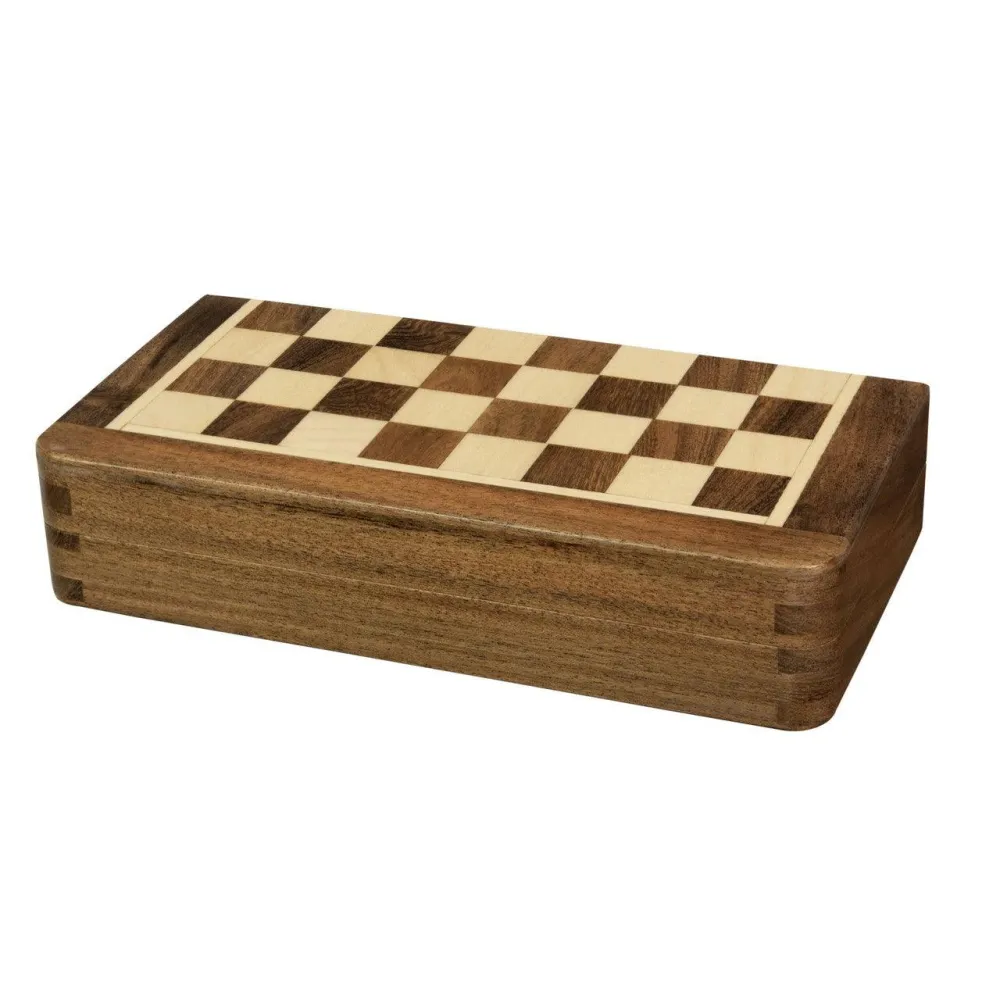 WOODINI Magnetiskt Vikbart Schackspel | 18cm