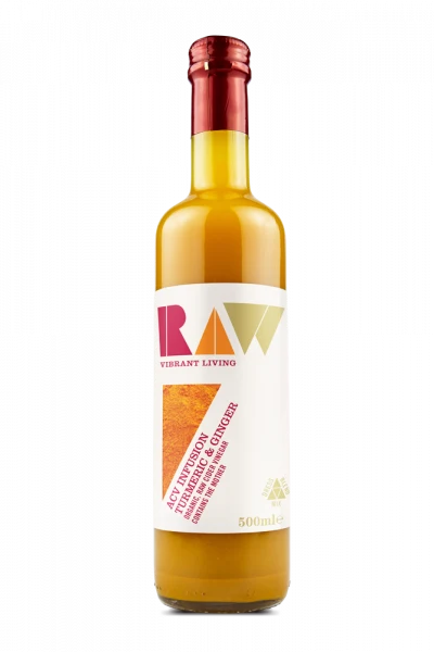 Äppelcidervinäger, gurkmeja & ingefära, 500 ml
