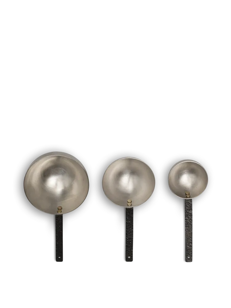 Obra Measuring Spoons - Adjust 3 - Stainless Steel