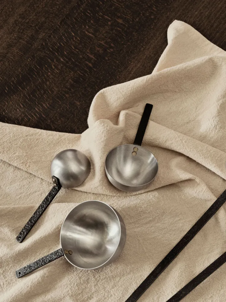 Obra Measuring Spoons - Adjust 3 - Stainless Steel