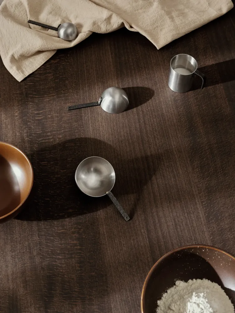 Obra Measuring Spoons - Adjust 3 - Stainless Steel