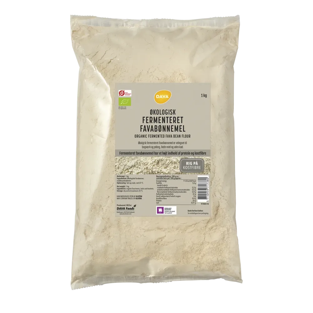 DAVA ekologiskt fermenterat bondbönsmjöl 1 kg