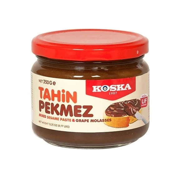 Koska blandade sesampasta och druvmelass, Tahin Pekmez