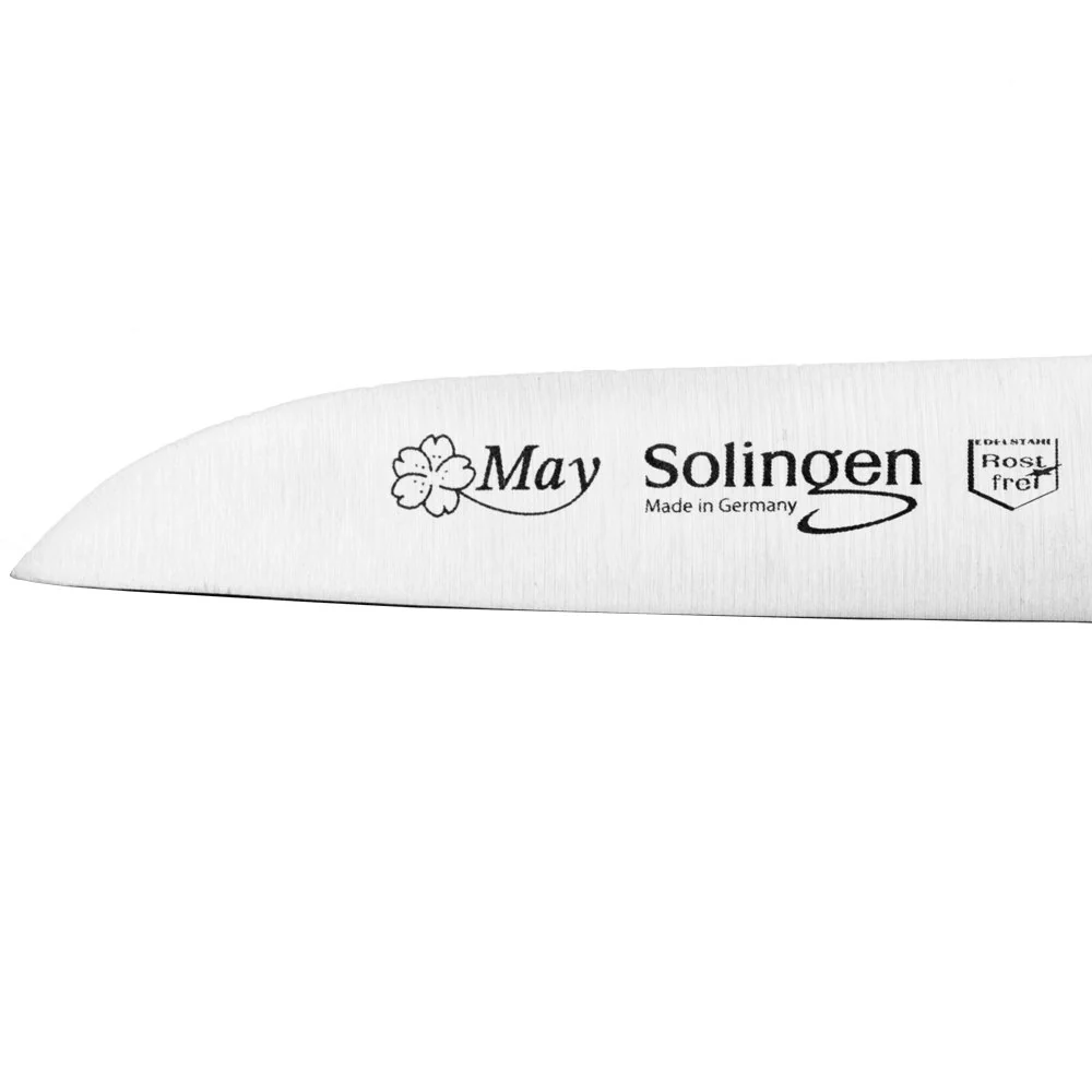 Solingen kökskniv - Liten Solingen allroundkniv för köket - grönsakskniv - fruktskniv - skalningskniv - rak egg - rostfrit...