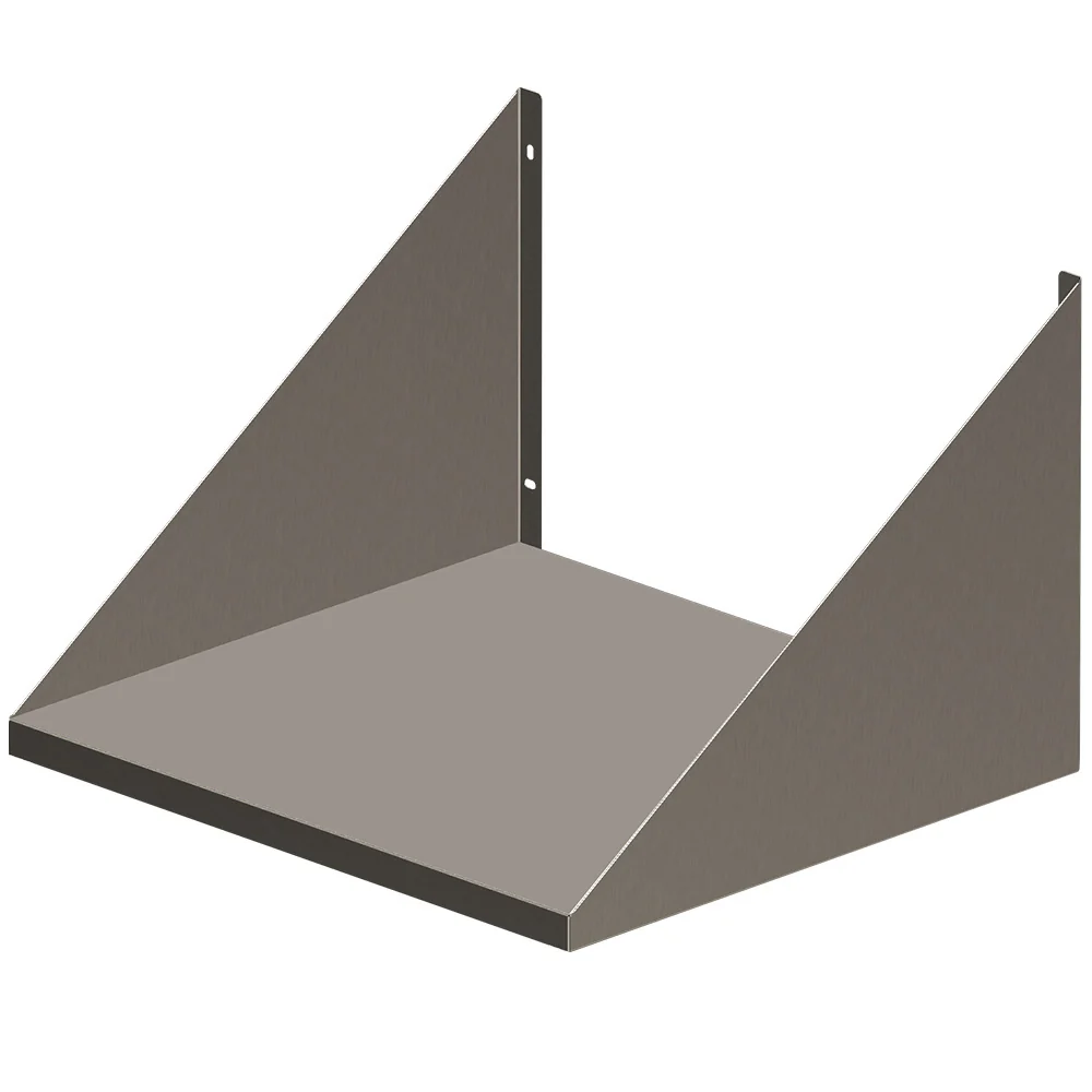 Väggstöd rostfritt stål, mikrovågor Diamond Brushed Nickel
