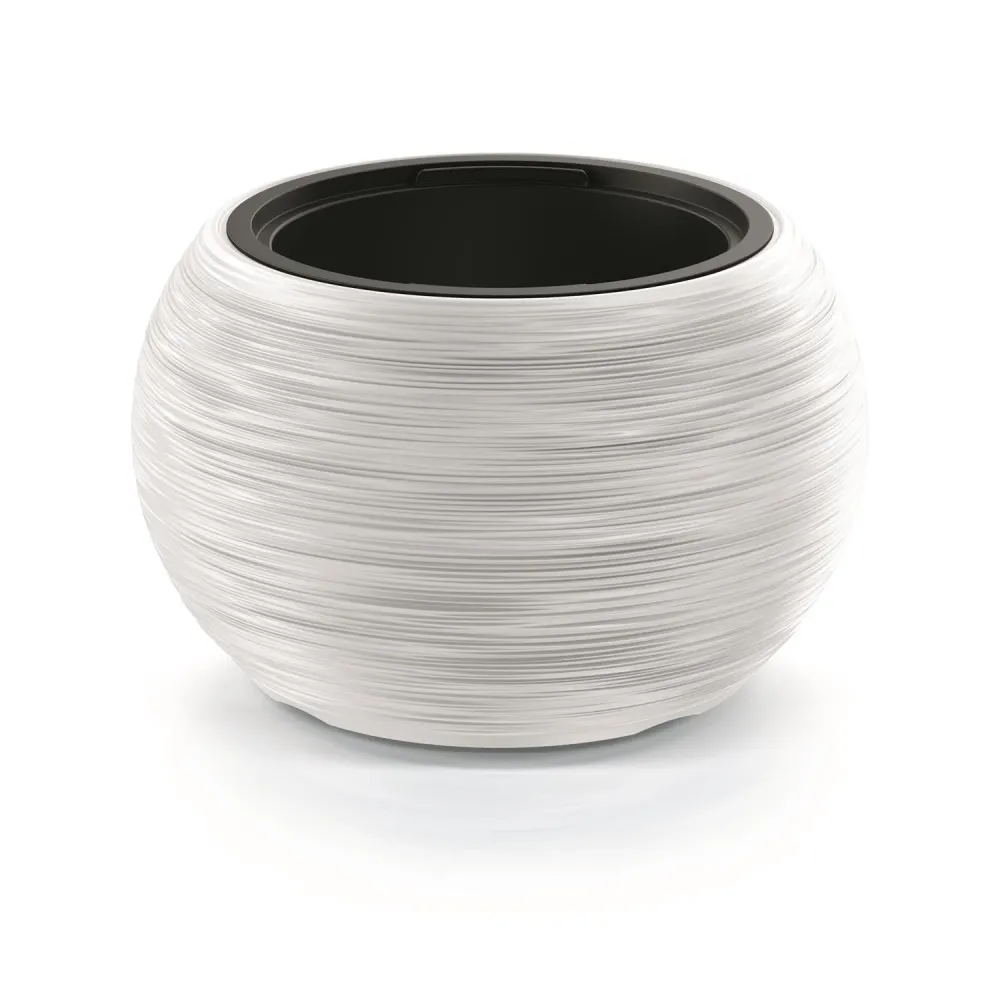Prosperplast Furu Bowl DBFUK440-S449 Oval Blomkruka Med Insats - Snö