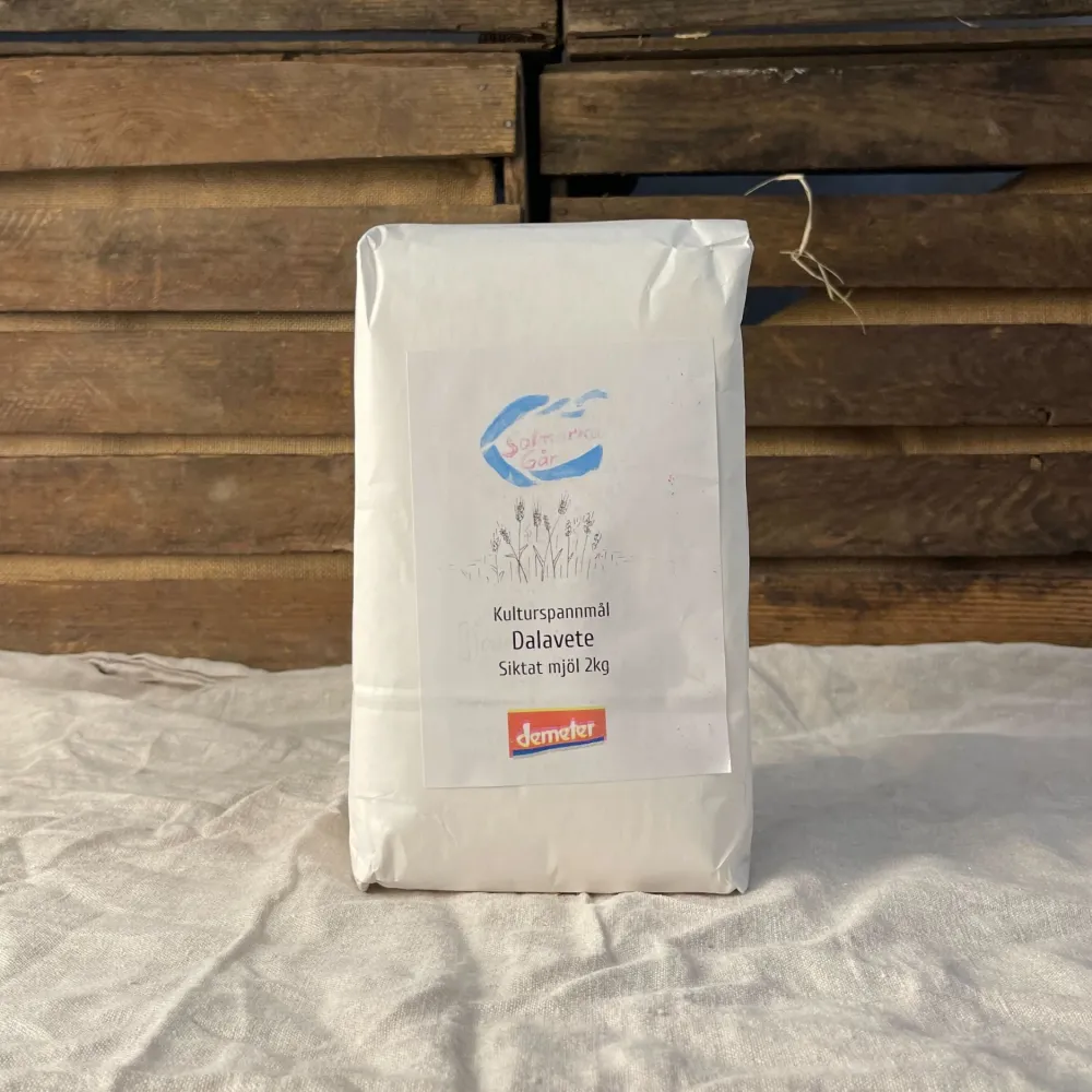Biodynamiskt mjöl Dalavete siktat 2kg EKO