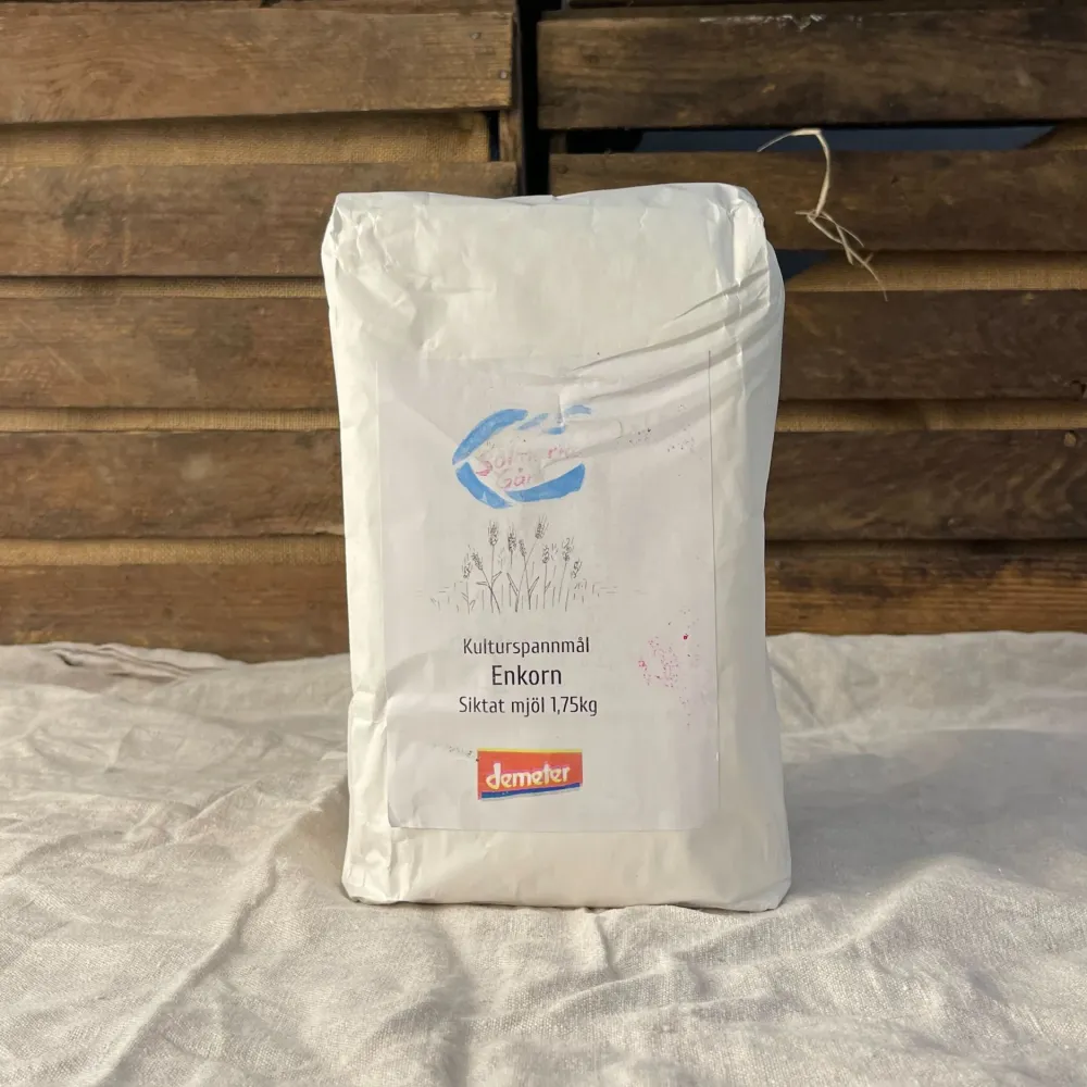 Biodynamiskt mjöl Enkorn siktat 2kg EKO