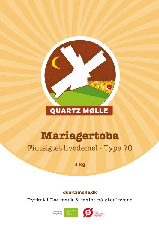 Kvarts Mølle Mariagertoba Vete BIO T70 finsiktad 3kg