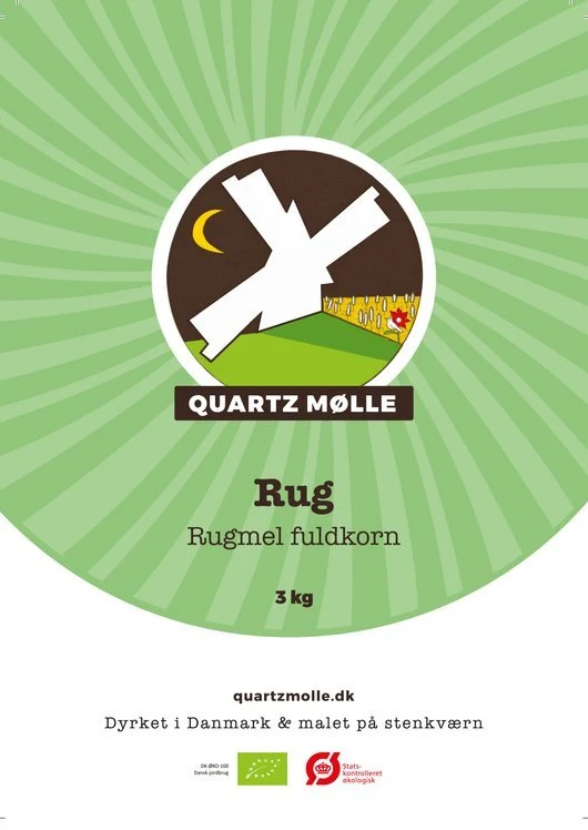 Kvarts Mølle Rågmjöl Fullkorn 3kg