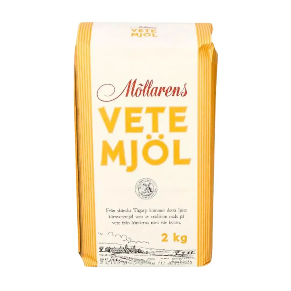 Vetemjöl Möllarens 2kg – För perfekt bakning och matlagning!