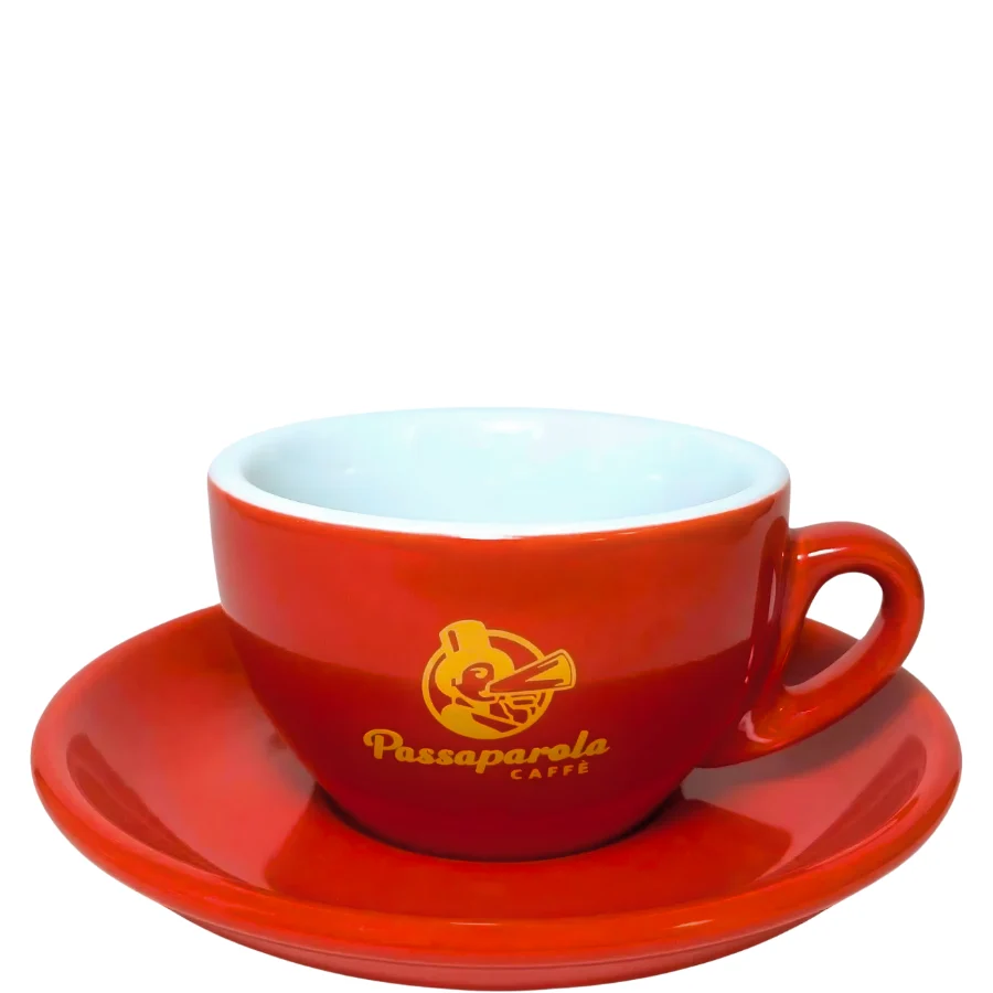 Passaparola Cappuccinokopp - röd