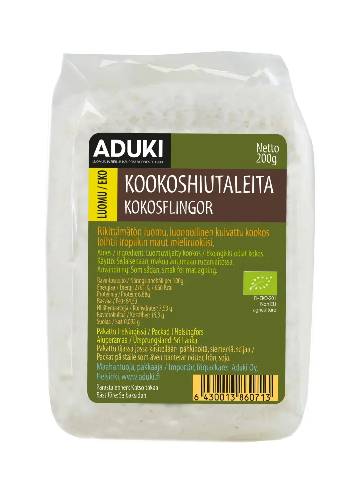 Kokosflingor, 200 g