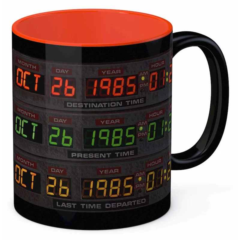 Back to Future Delorean Screen Mug