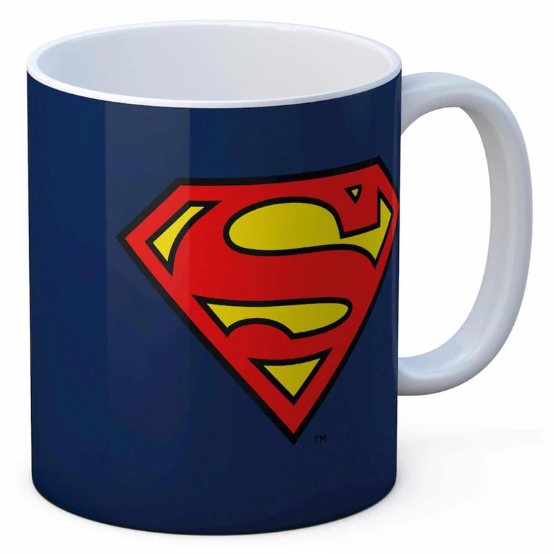 DC Comics Superman Logo Mug - Kaffe och Te i Superhjälte Stil