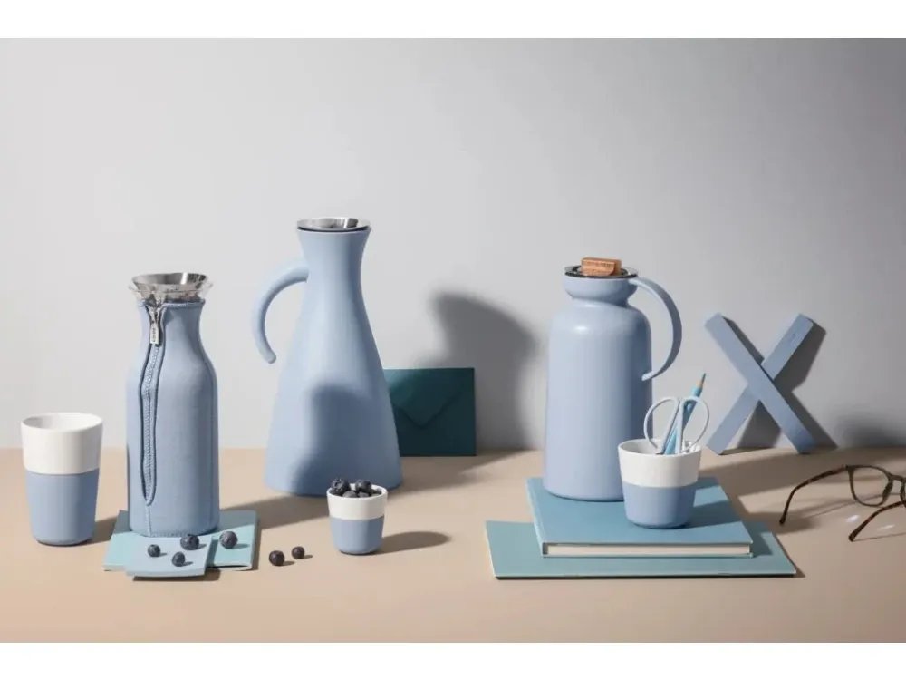 Eva Solo Caffe lungo-mugg, ordna i 2 delar, 330 ml, blå