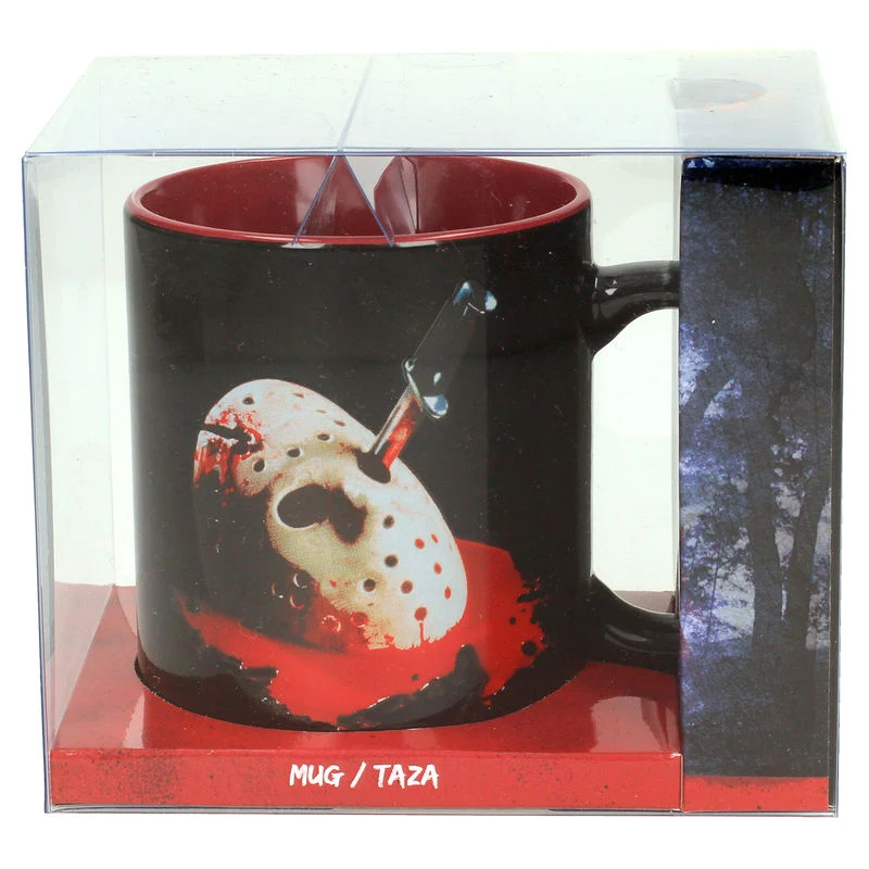 Friday 13th Mug – Keramisk Kopp med Skrämmande Design