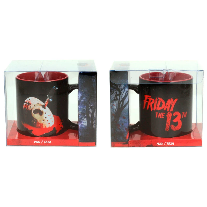 Friday 13th Mug – Keramisk Kopp med Skrämmande Design