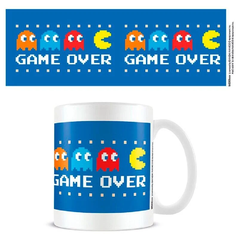 Pac Man Game Over Mug - 315ml Keramisk Kopp