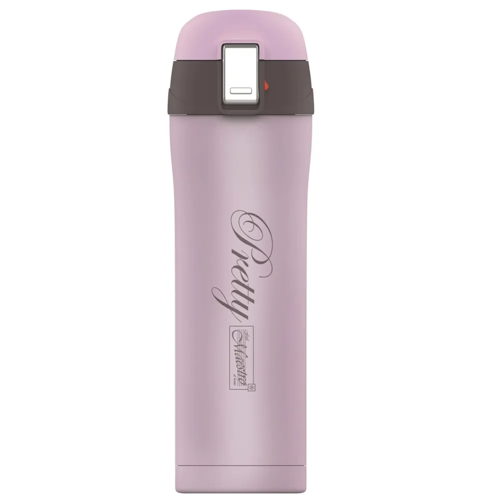 Pretty Thermos Mug Kaffemugg Thermos Mug Fodrad flaska i rostfritt stål för varma eller kalla drycker 400 ml