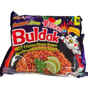 Buldak Habanero Lime Ramen Snabbnudlar 135g, Samyang